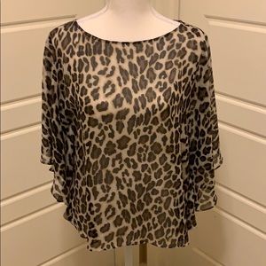 INC International Concepts Leopard Top